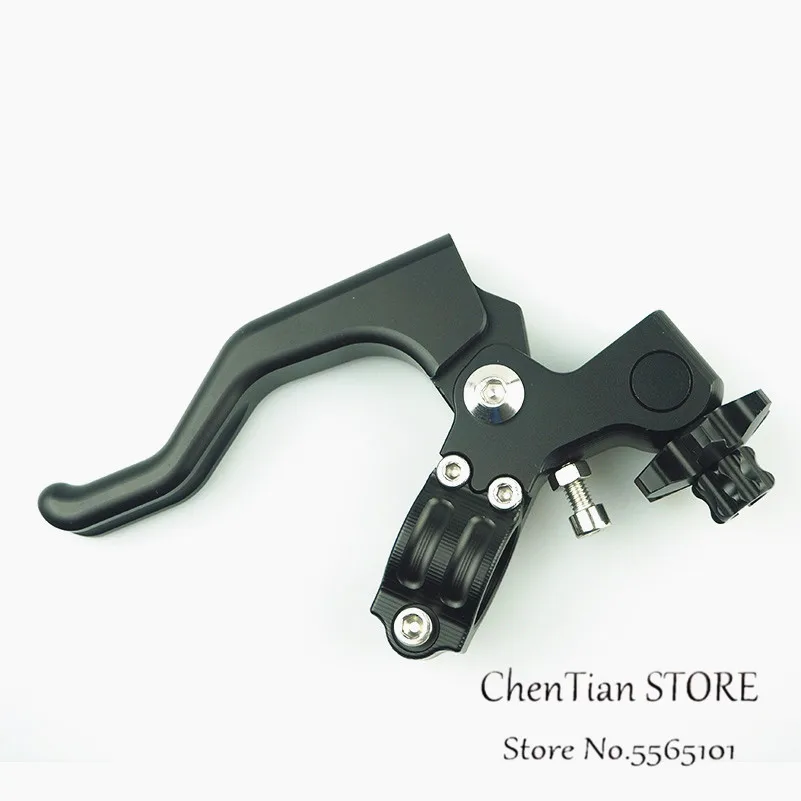 Короткие трюк рычаг сцепления для Honda CR125 CR250 CRF230F CRF250R CRF250X CRF450R CRF450X XR250 CRF250L/м NC700X NC750S NC750X - Цвет: Черный