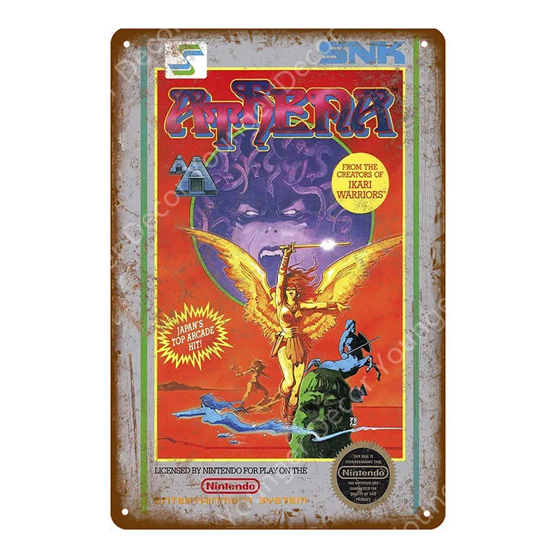 YD8181E Япония Классический игровой металлический плакат геймер стикер на стену для детской комнаты игровой центр Декор винтажные Рекламные Знаки художественная живопись - Цвет: YD8181E