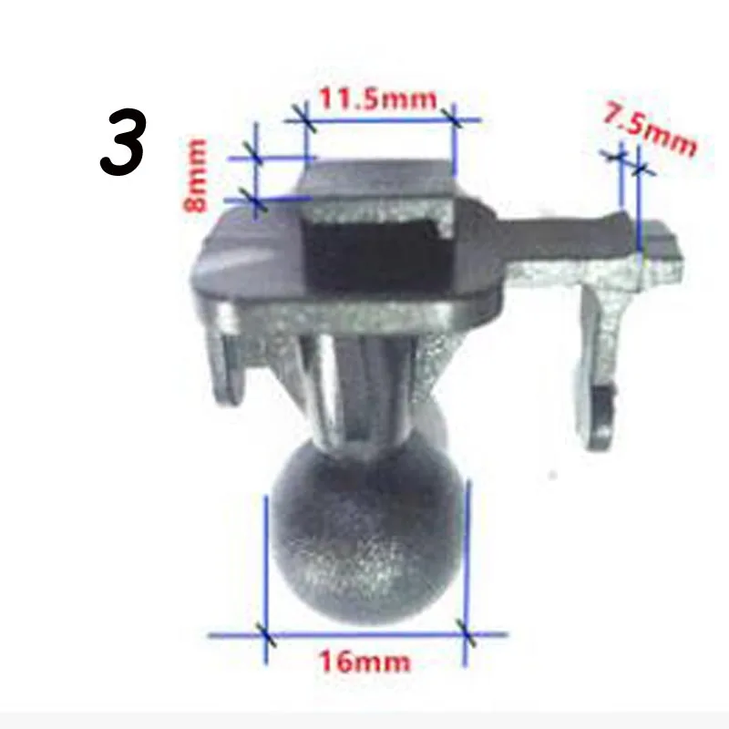 Держатель для авторегистратора кронштейн силиконовый мини-кронштейн с присоской для автомобильного видеорегистратора тире камеры крепление чашки шаровой интерфейс для xiaomi xiaoyi dvr 1 шт - Название цвета: 3