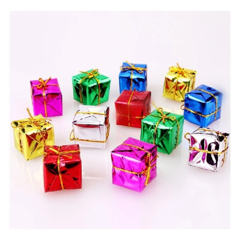 Рождественская елка мешки для украшений рождественская лазерная подарочная