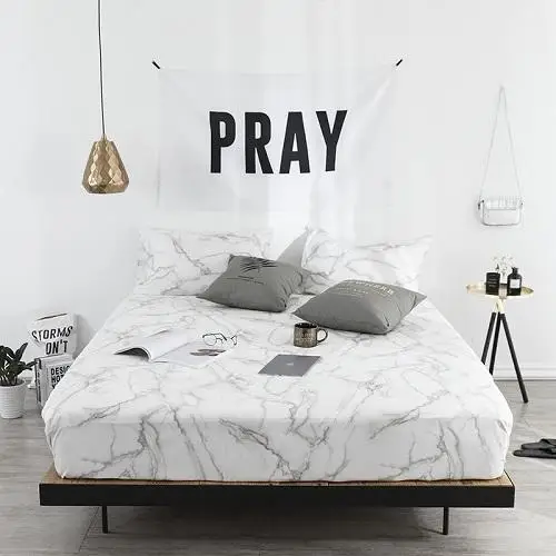 Натяжная простыня простыней на резинке российский размер 120/150/180/160x200 см постельное белье наматрасник двойная queen king size 36 - Цвет: fitted sheet 1