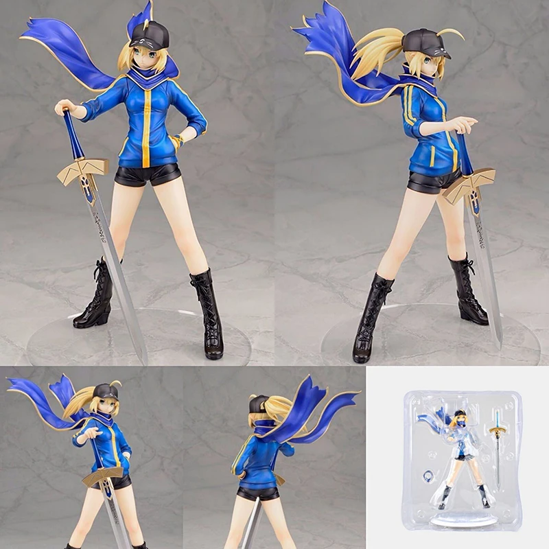 

23cm Anime Fate Zero Figure Fate Stay Night Saber Baseball Jackets PVC Action Figure Toy Doll Christmas Birthday Gift