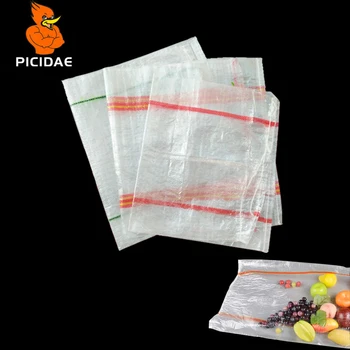 

Transparent Woven Bag Snake Skin Nuts Store Packing Agricultural Products Plastic Food Dried Potato Vegetable Fruit Peanut Beans