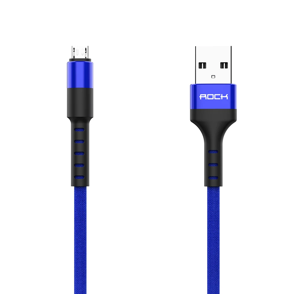 Быстрая зарядка Micro USB кабель для Xiaomi Redmi Note 5 Pro LG Android мобильный телефон USB синхронизация данных зарядное устройство usb зарядный шнур - Цвет: Синий