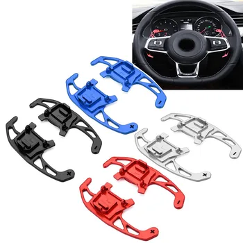 

For VW GOLF GTI 7 R GTD GTE MK7 POLO 6C GTI Passat B8 R-line Scirocco Metal Car Steering Wheel Paddle Extend Shifter Replacement