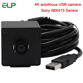 

No distortion 4K Autofocus USB Webcam CMOS SONY IMX415 Video Surveillance USB Cameras for Machine Vision, Document Scanning