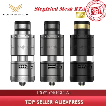 

Original Vapefly Siegfried Mesh RTA Tank Atomizer 7ML Capacity & Ni80 Kal Mesh Coil Vaporizer Fit Siegfried Tube E-cig Vape Mod