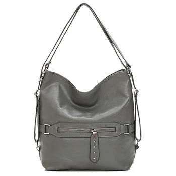 

Hot Leather Luxury Handbags women bags designer Multifunction Shoulder Bags for Women 2020 Travel Back Pack Mochila Feminina Sac