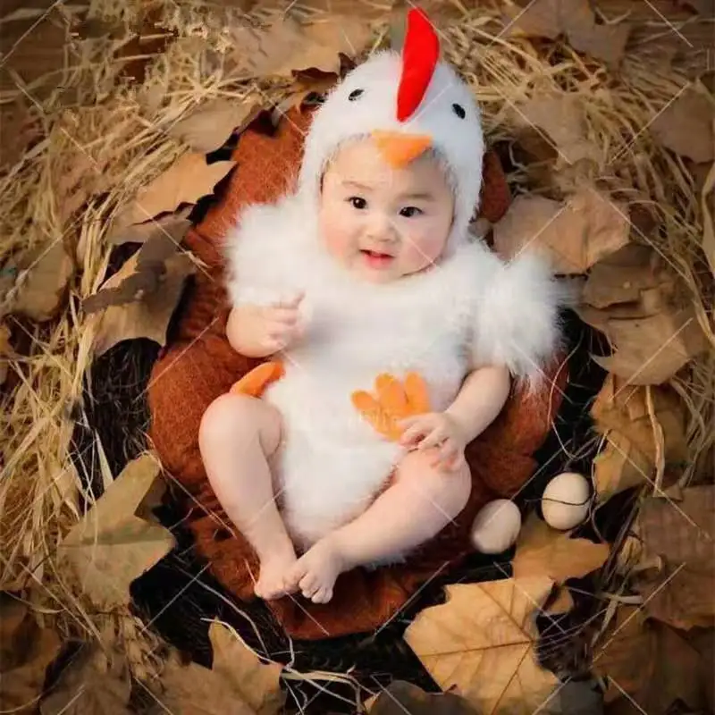 roupas infantis frango modelo do bebê roupas fotográficas