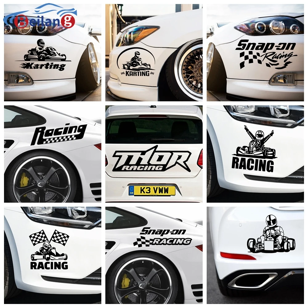 Handsome Design Karting Car Decal Styling Window Bumper Truck Vinyl Waterproof Sticker Graphics | Автомобили и мотоциклы