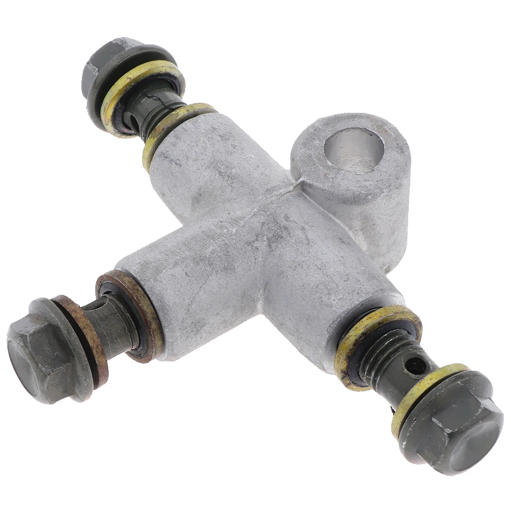 Tee Block With Lug/Mount Screws, Coupling Union All Sides Hose Fitting-10mm Hole Diameter