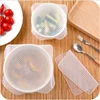 4Pcs/set Silicone Wrap Silicone Bowl Covers Food Fresh Keeping Wrap Reusable Seal Lid Cover Stretch Vacuum Food Wrap Kitchen ► Photo 3/6
