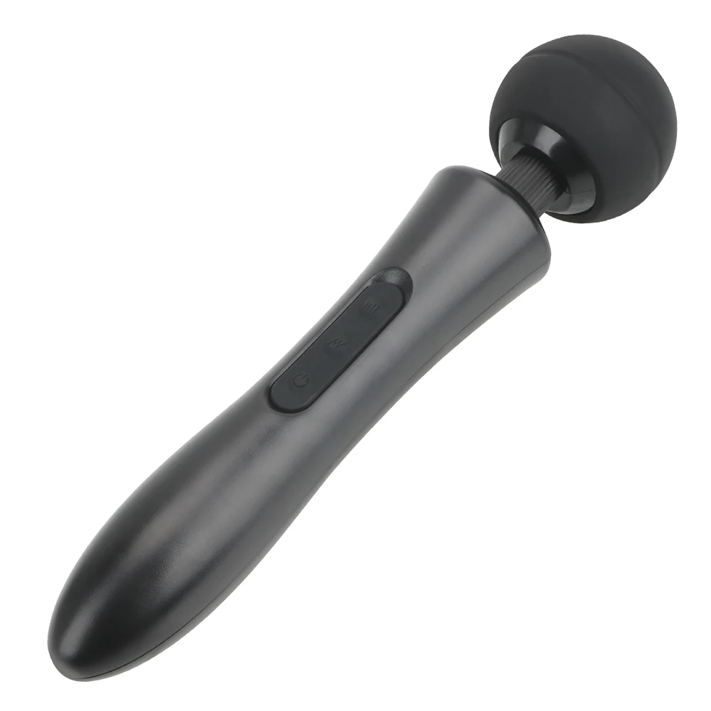 Potente vibratore a bacchetta magica, giocattoli sessuali per donne, enorme testa AV Rod, 20 frequenze, 8 velocità, massaggio corporeo, vibrato_voghion.com