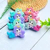 10PCS BPA Free Mini Mermaid Silicone Beads Baby Dummy Cartoon Pacifier Toy Accessories 1