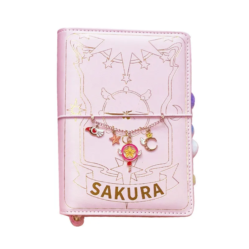 Sakura Pink Kawaii Spiral Notebook & Daily Planner