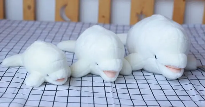Новая игрушка Белый Кит плюшевая игрушка мягкая кукла подарок на день рождения s2188