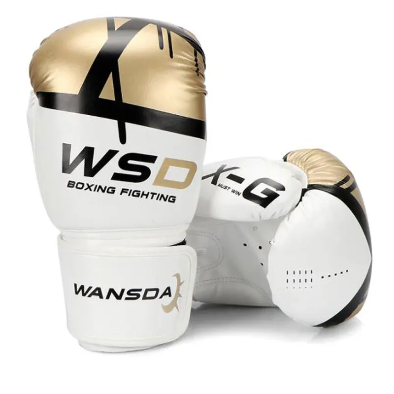 Billig 4 unzen 12 unzen Kick boxing Handschuhe Für Kinder Erwachsene Sanda Kostenlose Kampf Kampfkunst Kampf Fitness Training muay Thai Handschuhe