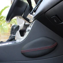 TIOODRE автомобильное сиденье, подушка для ног, подушка для поддержки, кожаная мягкая подушка для ног, наколенник, подушка для поддержки бедра, универсальная подушка для салона автомобиля, мягкая