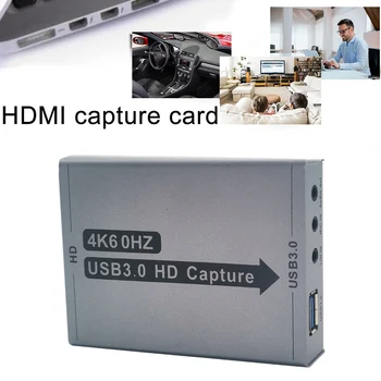 

4K Computer Driver Free Universal 1080P HDMI Capture Card Game Recorder Plug And Play USB3.0 Office High Speed Video Portable