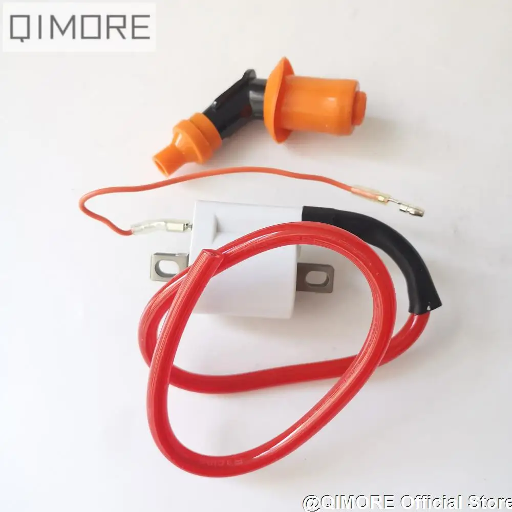 KOSO Performance High Voltage Ignition Coil For Scooter Minarelli 1E40QMB JOG50 JOG90 RS100 VENTO ZIP LS49 Hurricane 50 motorcycle ignition coil moped ignition coil