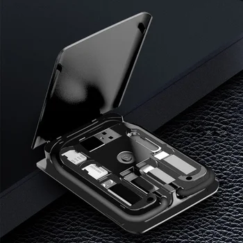 

Data Cable Adapter Card Type C Portable LED Light Universal Multifunctional Smart Connector USB Interface Charging Electronics