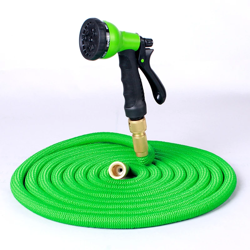 25FT-100FT Flexible Garden Hose Expandable Water Hose Pipe Watering Spray Gun Set Car Watering Hose with Spray Gun Watering Kit