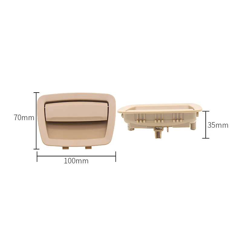 Glove box handle for f10 f11 f01 f02 5 7 series high quality replacement copilot Passenger Side glove case switch buttons trim