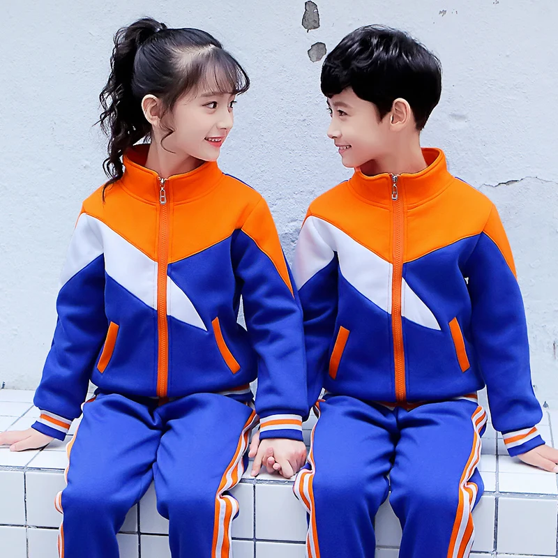Autumn British Style Cotton Kindergarten Clothing School Primary and Secondary School Uniforms Brother Sister Baseball Suit