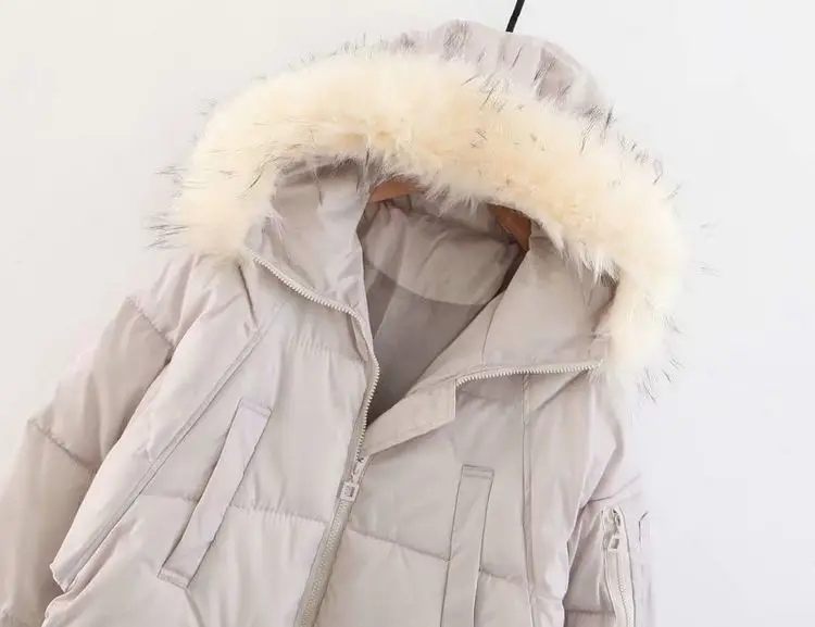 

C201-974 Winter New Products Western Style Warm Versatile Mid-length Hooded Cotton Coat AliExpress