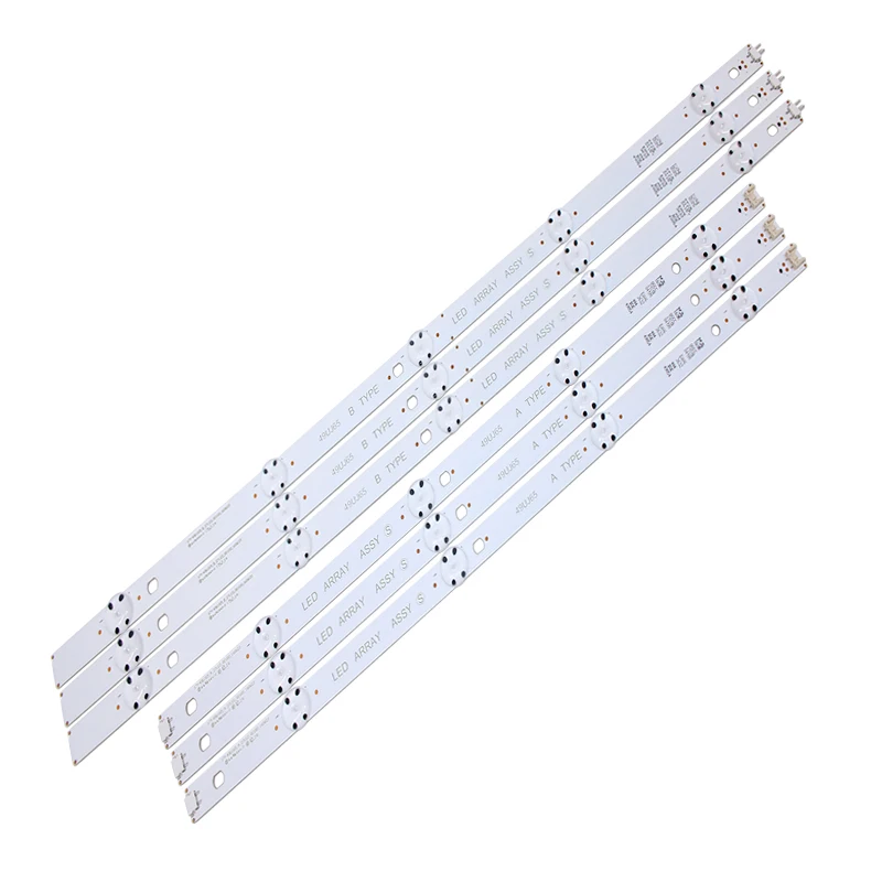 

New Kit 12 PCS LED backlight strip for LG 49UJ701V 49UJ65 A B TYPE 17Y 49UJ65_A_27LED 49UJ65_B_27LED EAV632632404