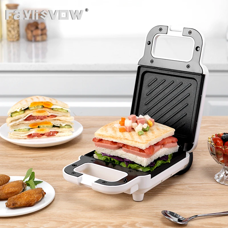 

Multi-Function Breakfast Maker Sandwich Machine Compact Panini Press Toast Grilling Omelets Bread Pancake Maker Waffle Maker