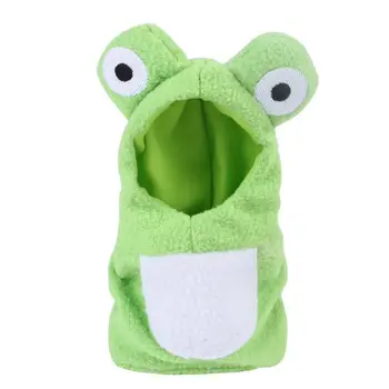 

New Bird Fashion Cosplay Frog Hoodies For Parrot Bird Cockatiel Cockatoo Parakeet Clothes