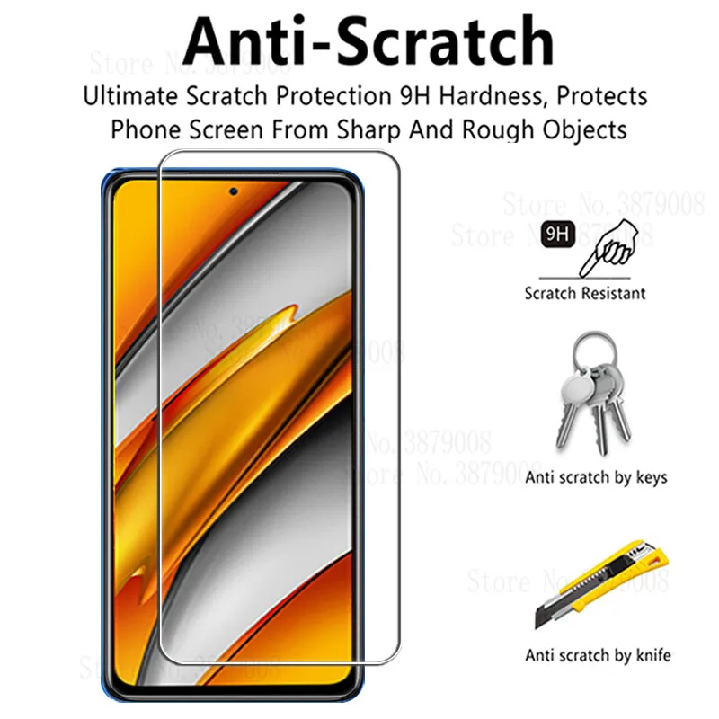 Premium Tempered Glass Screen Protector (3-Pack)