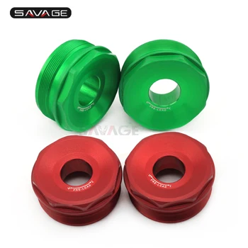 

CNC Front Fork Bolts Cover Shock Absorber Top Cap For KAWASAKI ZX-10R ZX 10R ZX10R NINJA 2016 2017 Motorcycle Accessories Screw