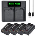 4 Battery 1 Charger