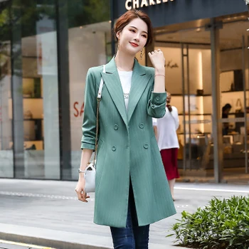 

2020 Women's Winter Jackets Large Plus Sizes Windbreaker Coat Female Clothes Long Women Coat Streetwear Long Trench 4xl 5xl Blue
