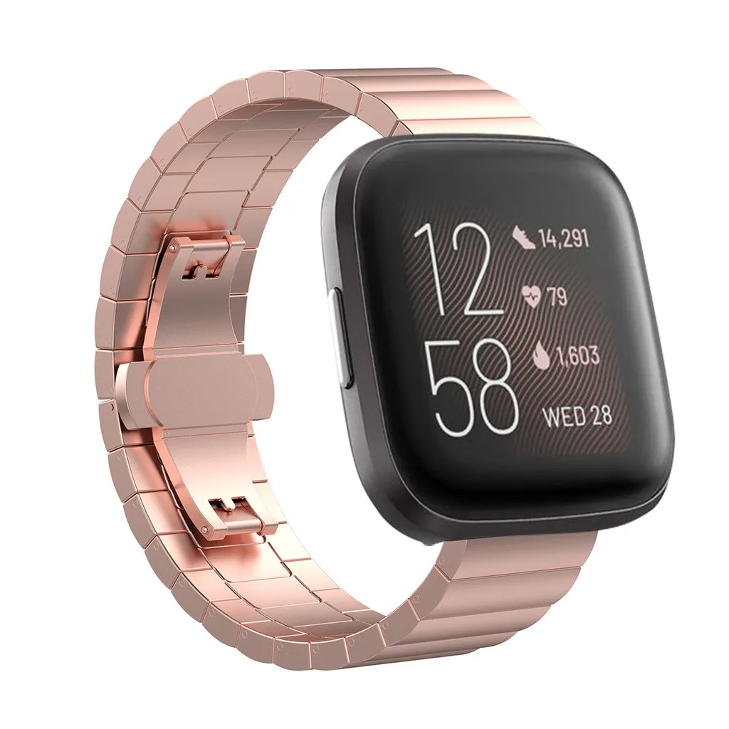Сменный ремешок из нержавеющей стали для смарт-часов Fitbit Versa 2