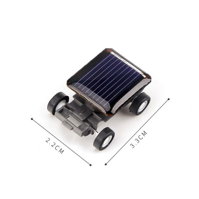 Funny smallest design solar energy car mini toy car intelligent car Solar Power Mini Toyr Educational Gadget Children Gift 6