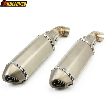 Escape Moto Left Right Side Motorcycle Exhaust Muffler Link Pipe DBKiller For Ducati 696 2008-2014 for Ducati796/795 2010-2014