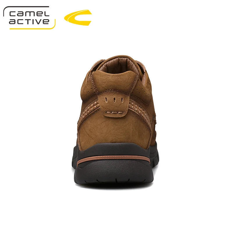 Camel Active Мужская походная обувь, уличные кроссовки, водонепроницаемые зимние треккинговые спортивные Нескользящие дорожные резиновые мужские ботинки из воловьей кожи