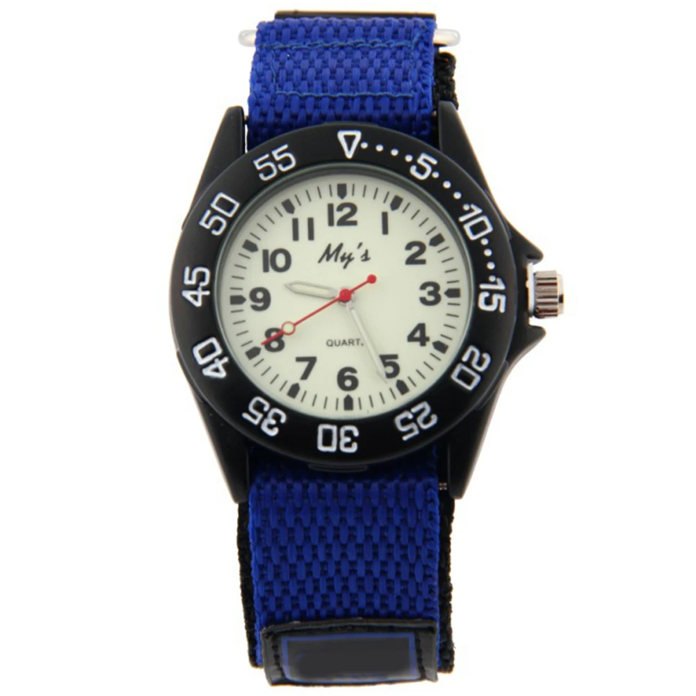 

Kids Children Dark Anti-sweat Boy Girl Magic Stickers Luminous Casual Quartz Watch Glowing Antimagnetic Bracelet Nylon