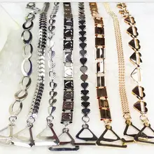 Двойной слив алмазного жемчуга бюстгальтер ремень регулируемый нижнее белье Невидимый