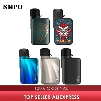 

NEW Original SMPO Yoofun Pod Kit with 800mAh Battery &1.8ml Capacity Pod & 1.1/0.8ohm Coils E-cig Vape Kit Vs Drag Nano/ Drag X