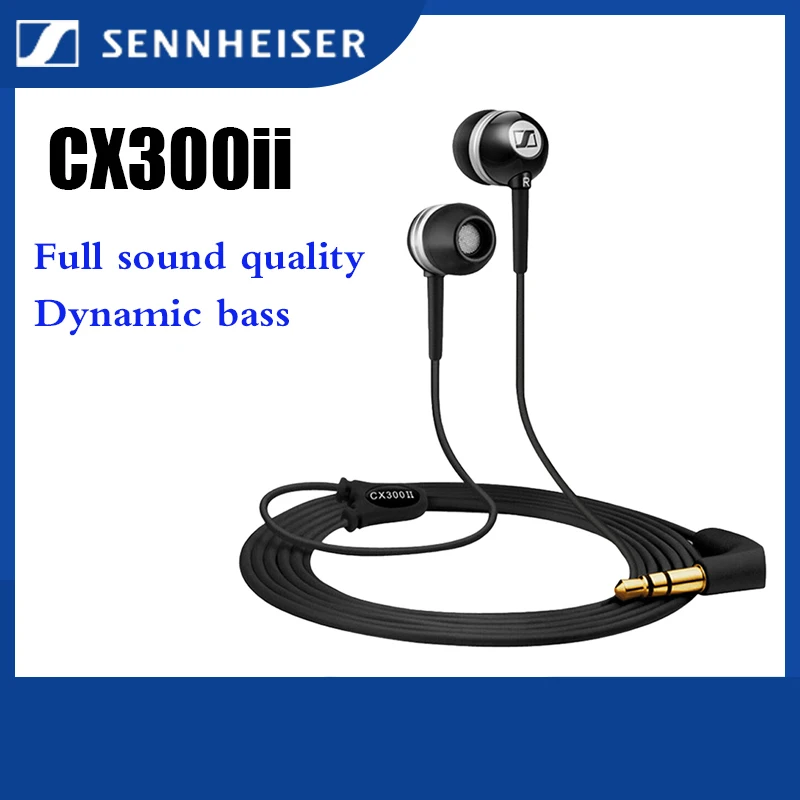 Cheap Headset Precision Sennheiser-Cx-300-Ii Earbuds Wired HIFI Deep-Bass Sport Original neQKMRqKwze