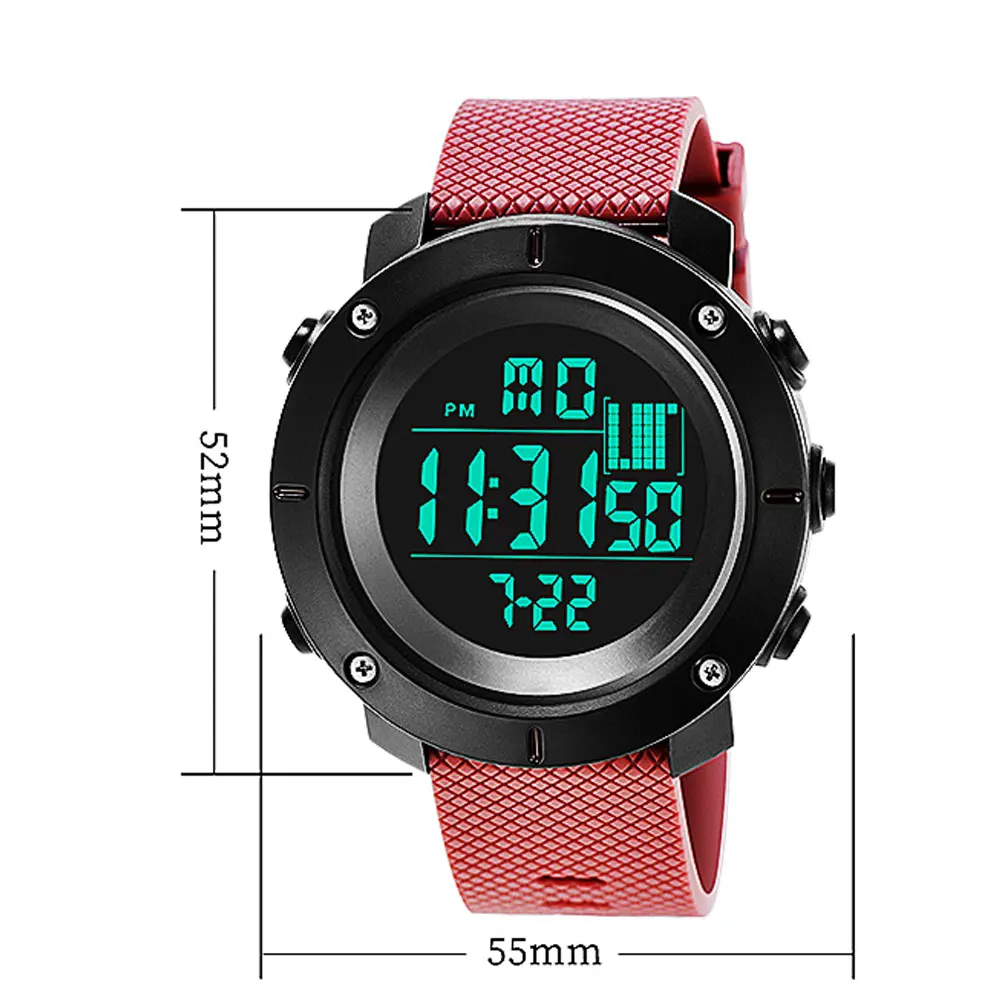 KAK Unisex Digital Watch Students Sports Watch Men Women KAK Military Army LED Waterproof Wrist Watch Boys Girls Пара смотреть