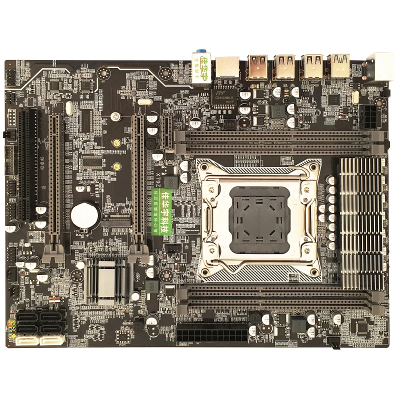 

X79Z LGA2011 Socket Standard-ATX Moterboard SATA3 HDD M.2 NVME SSD Support 4 DDR3 1866 1600 1333 MHz Memory RJ49 Network X6HA