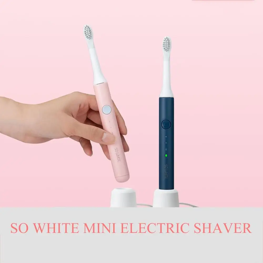 Новинка Xiaomi Mijia SO WHITE ультра звуковая зубная щетка электрическая автоматическая зубная щетка USB перезаряжаемая Водонепроницаемая чистка зубов