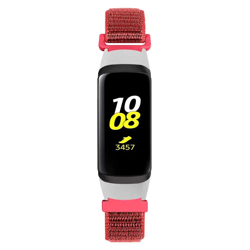 Нейлоновый сменный ремешок для часов Ремешок для samsung Galaxy Fit M-R370 Браслет совместим с samsung Galaxy Fit R370 - Цвет ремешка: Red