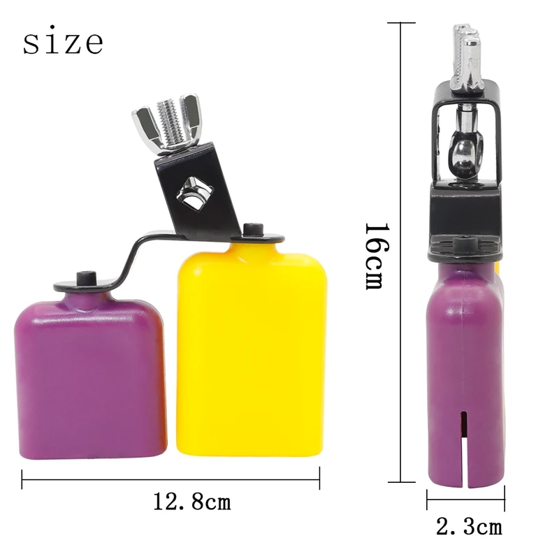 Professional Drum Cowbell Music Latin Percussion Drum Set Kit Parts for Drummers