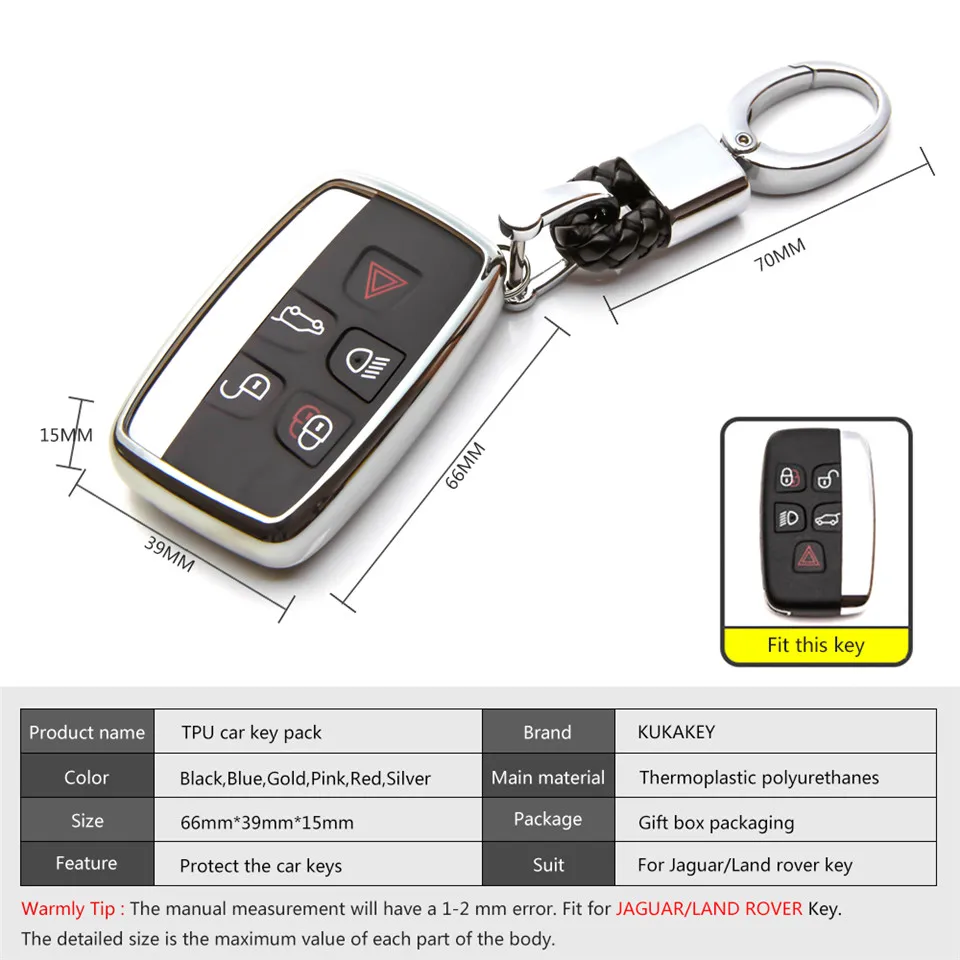 Чехол из ТПУ для автомобильных ключей, чехол для Land Rover freelander Range Rover Jaguar XF XK, защитный чехол для ключей, держатель, брелок для ключей